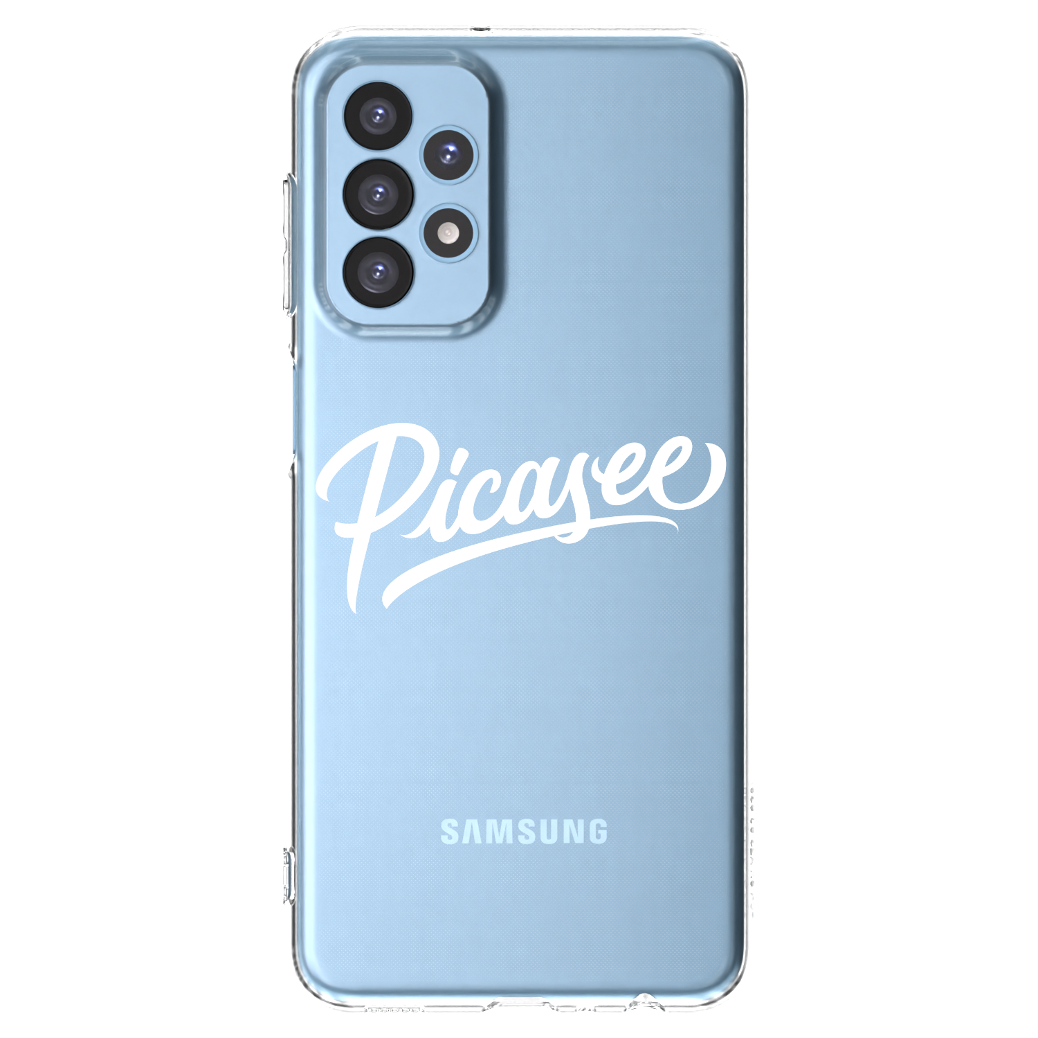 Picasee silikónový prehľadný obal pre Samsung Galaxy A23 A235F 4G - Picasee - old logo - white