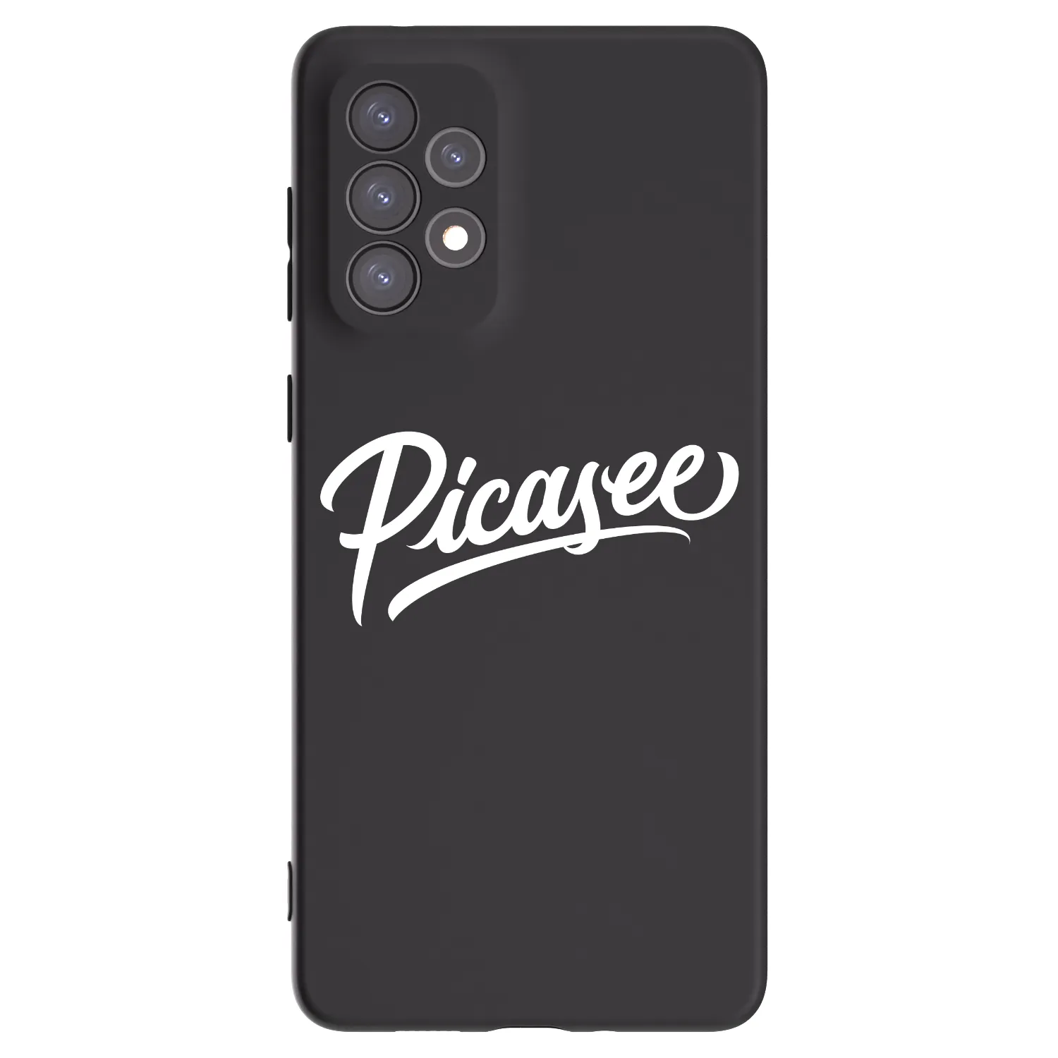 Picasee silikónový čierny obal pre Samsung Galaxy A73 5G - Picasee - old logo - white
