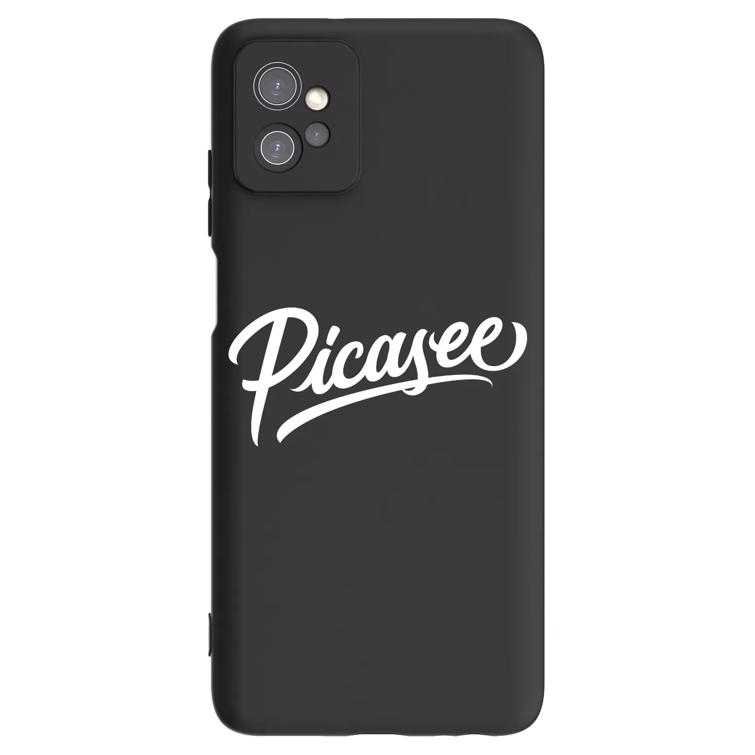 Picasee silikónový čierny obal pre Motorola Moto G32 - Picasee - old logo - white