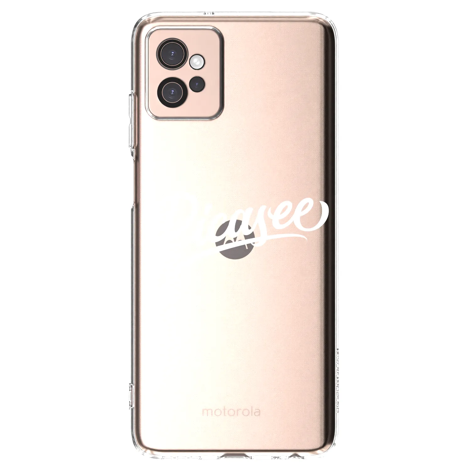 Picasee silikónový prehľadný obal pre Motorola Moto G32 - Picasee - old logo - white