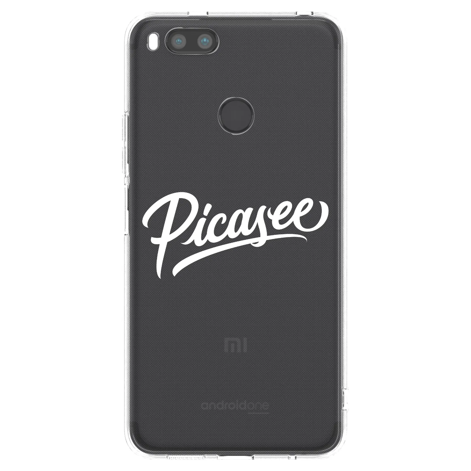 Picasee silikónový prehľadný obal pre Xiaomi Redmi A1 - Picasee - old logo - white