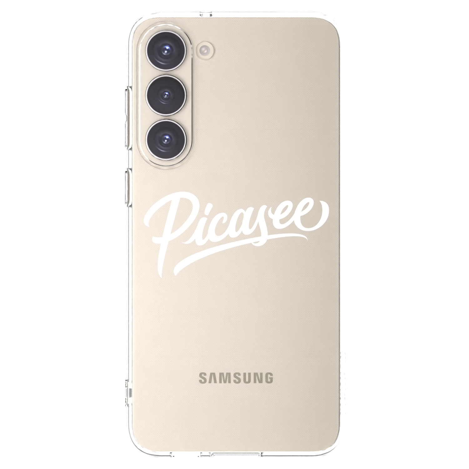Picasee silikónový prehľadný obal pre Samsung Galaxy S23+ 5G - Picasee - old logo - white