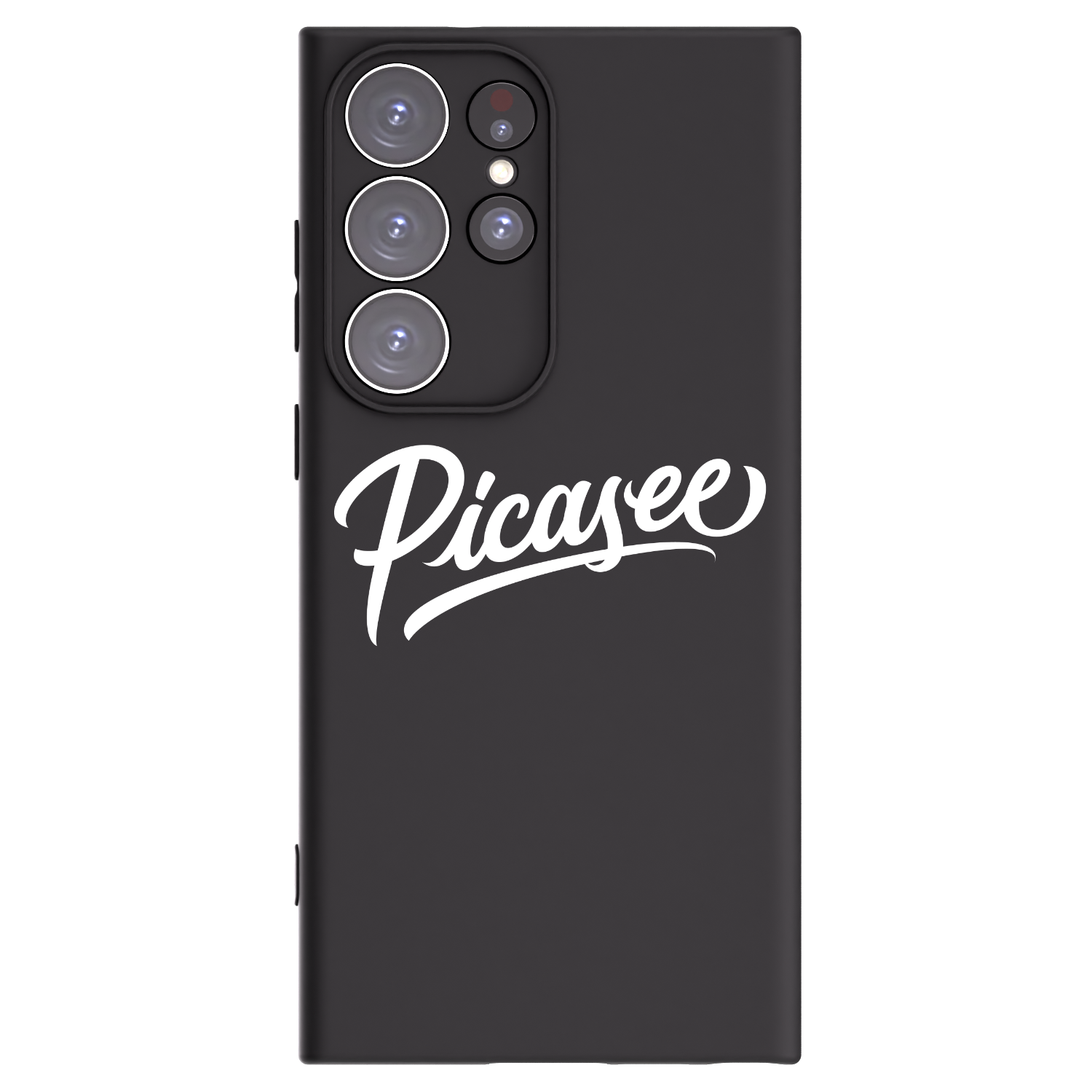 Picasee silikónový čierny obal pre Samsung Galaxy S23 Ultra 5G - Picasee - old logo - white