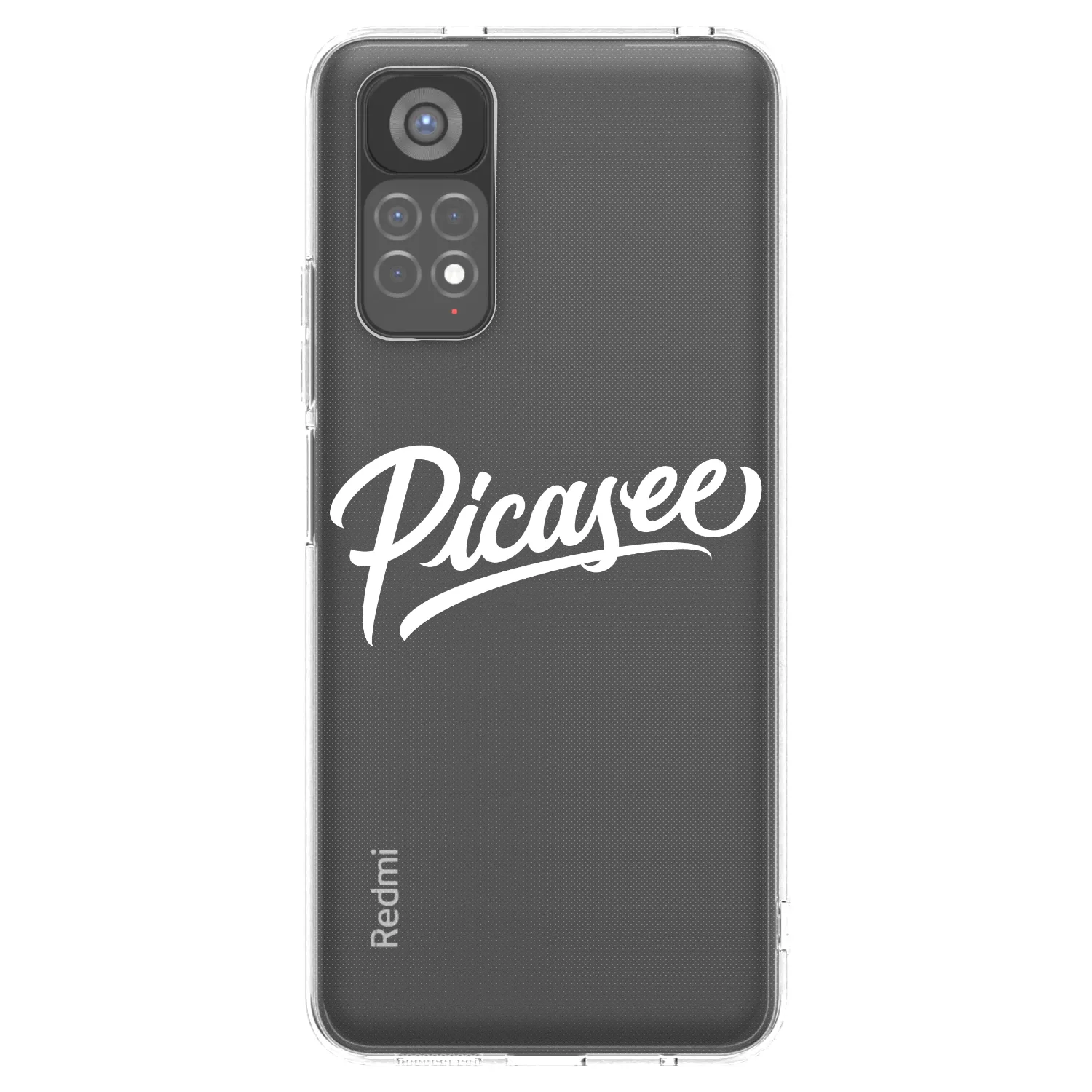 Picasee silikónový prehľadný obal pre Xiaomi Redmi Note 11S 5G - Picasee - old logo - white