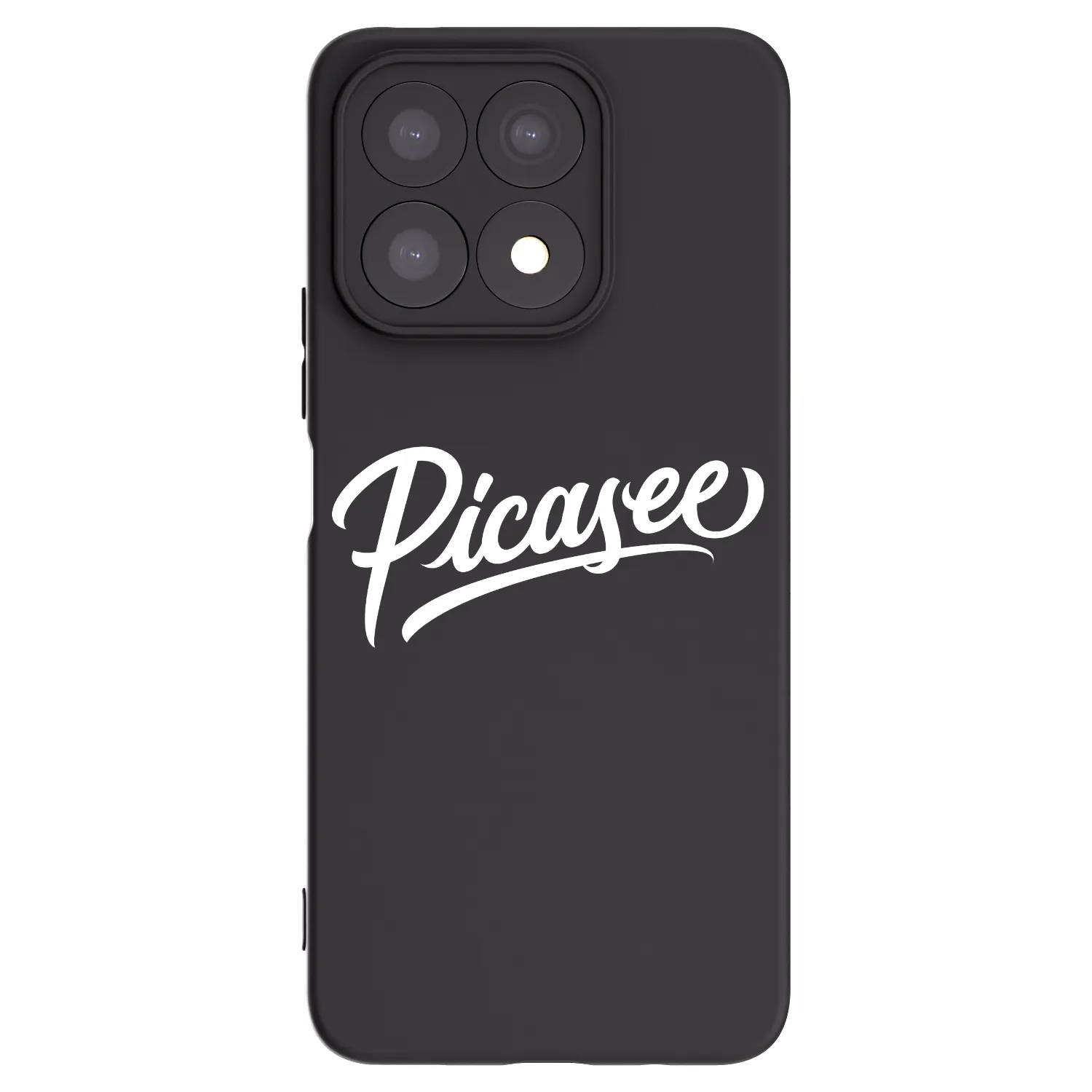 Picasee silikónový čierny obal pre Honor X8a - Picasee - old logo - white