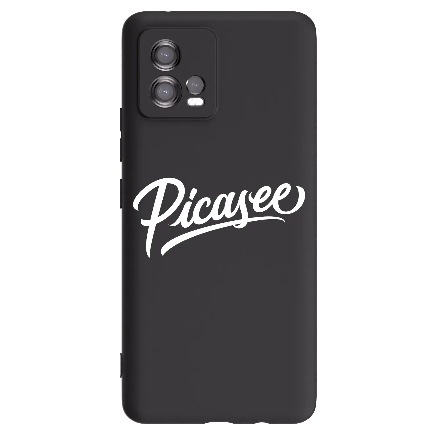 Picasee silikónový čierny obal pre Motorola Moto G72 - Picasee - old logo - white