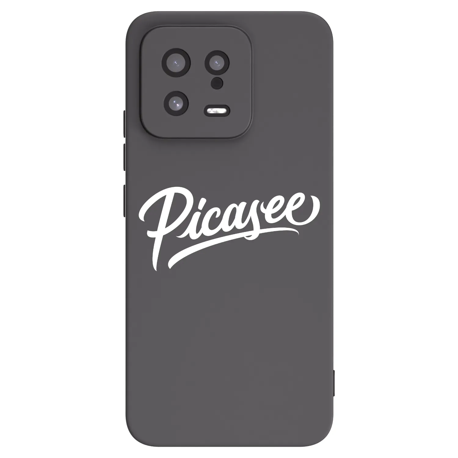 Silikónový čierny obal pre Xiaomi 13 - Picasee - old logo - white