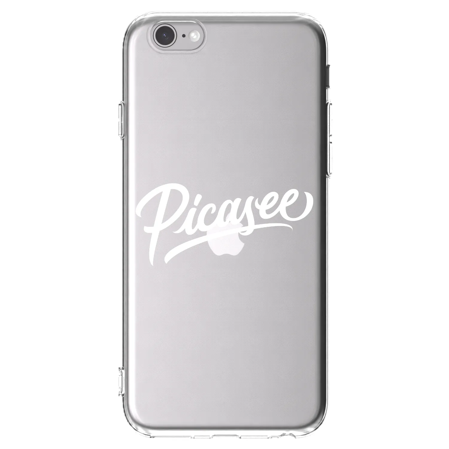 Picasee silikónový prehľadný obal pre Apple iPhone 6/6S - Picasee - old logo - white