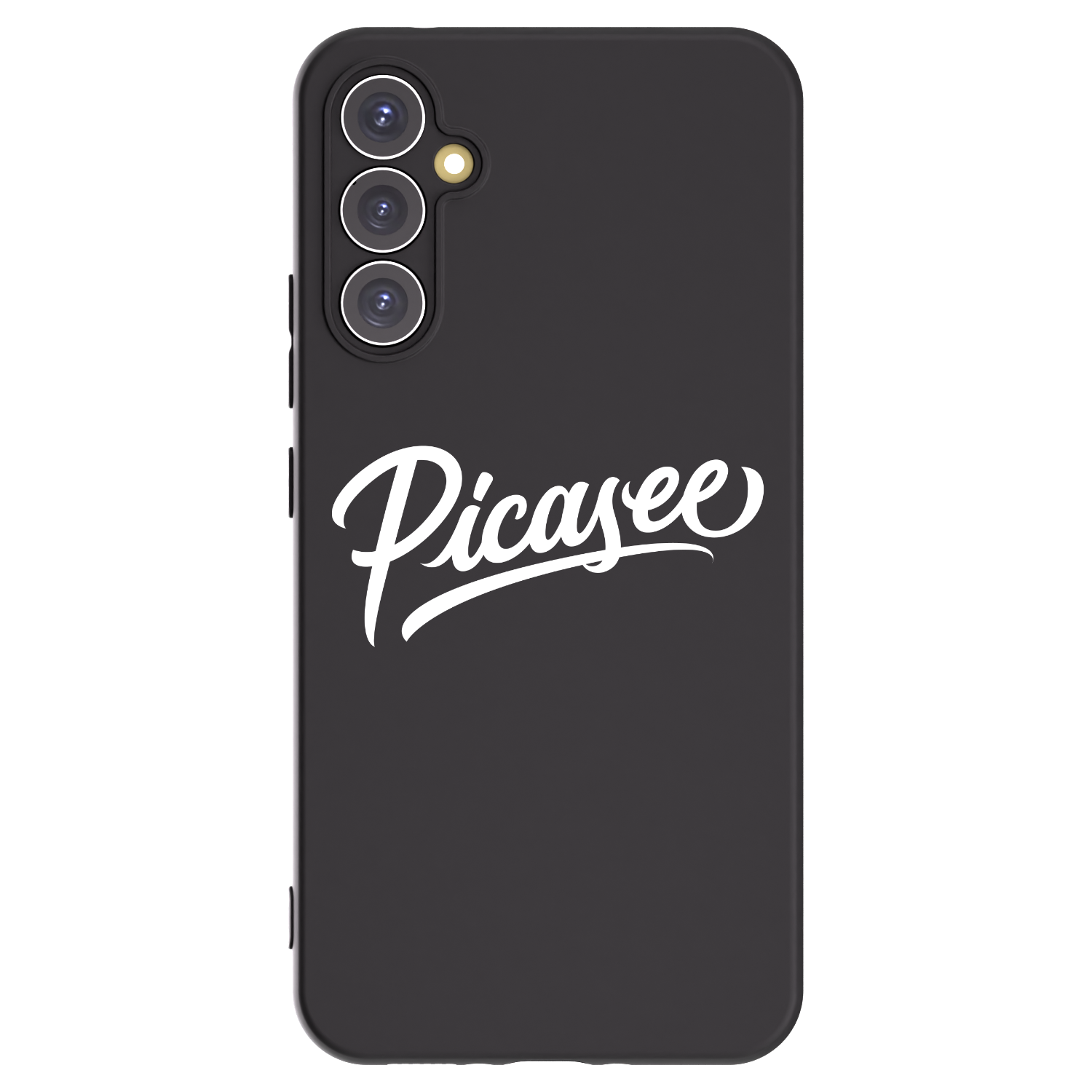 Picasee silikónový čierny obal pre Samsung Galaxy A34 5G A346B - Picasee - old logo - white