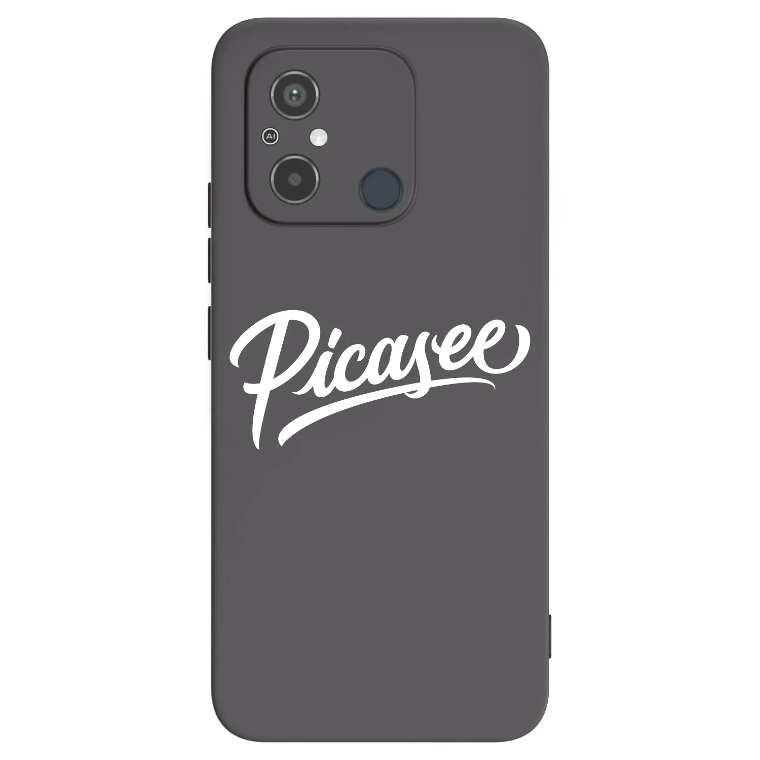 Picasee silikónový čierny obal pre Xiaomi Redmi 12C - Picasee - old logo - white