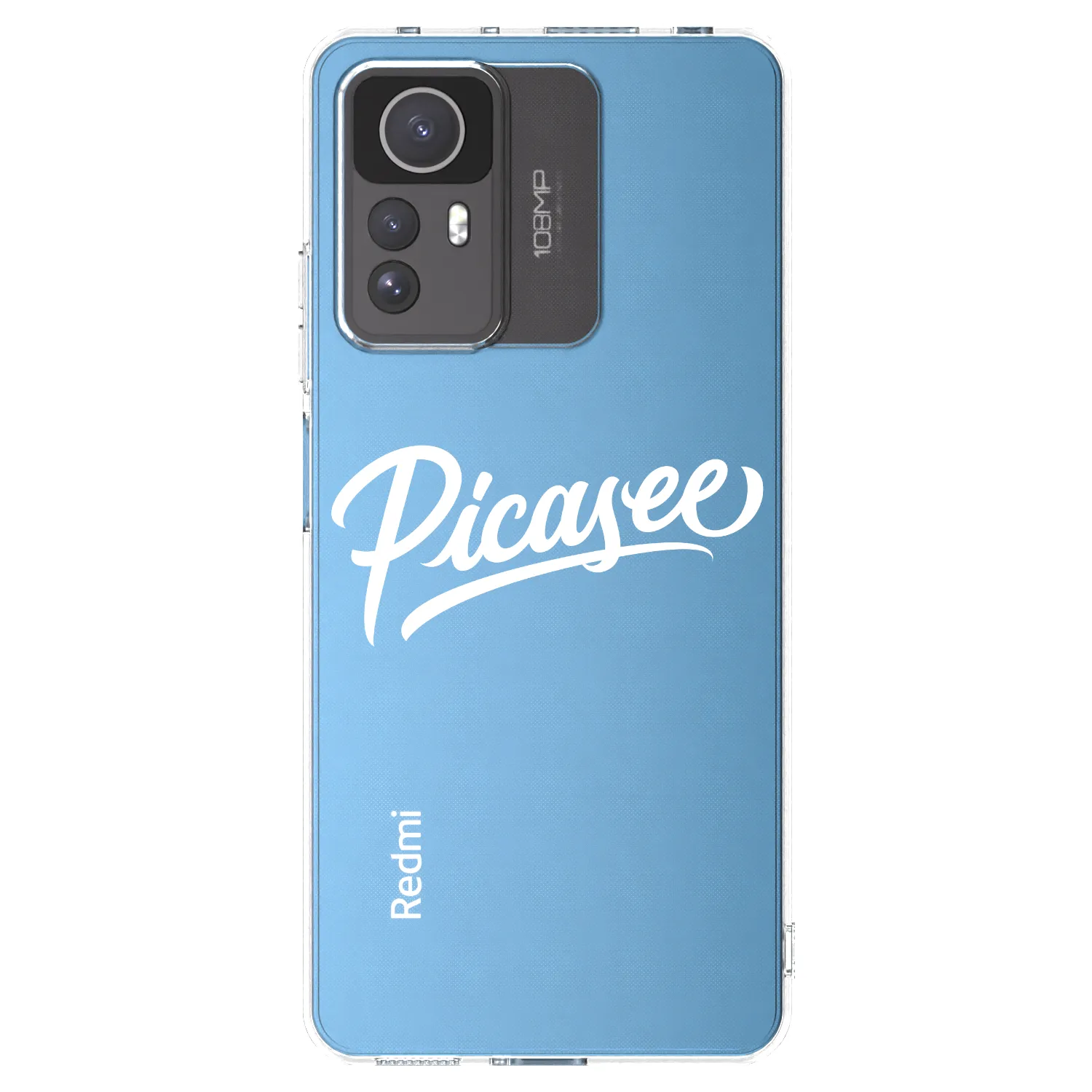 Picasee silikónový prehľadný obal pre Xiaomi Redmi Note 12S - Picasee - old logo - white