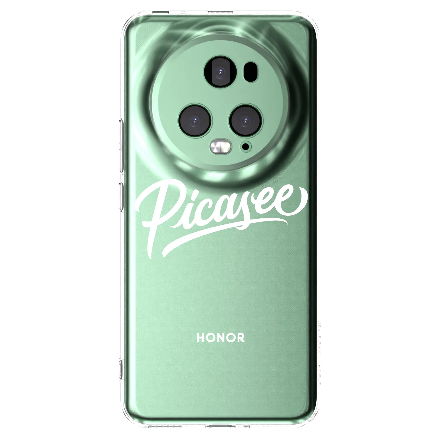 Picasee silikónový prehľadný obal pre Honor Magic5 Pro - Picasee - old logo - white