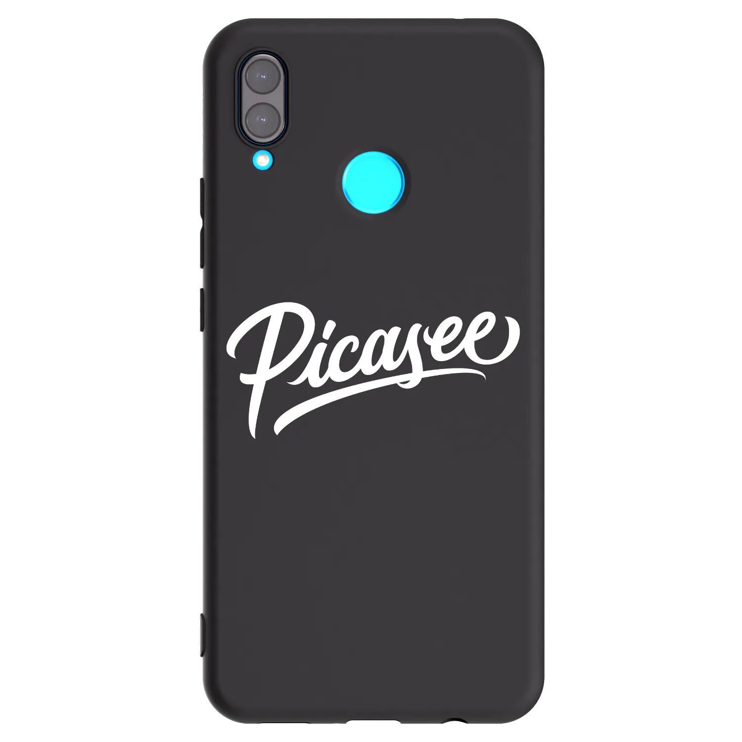 Picasee silikónový čierny obal pre Huawei Nova 3 - Picasee - old logo - white