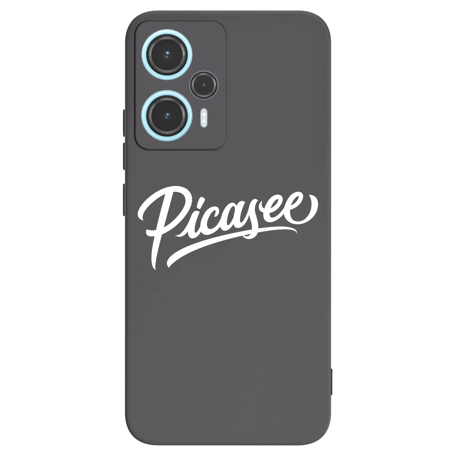 Picasee silikónový čierny obal pre Xiaomi Poco F5 - Picasee - old logo - white