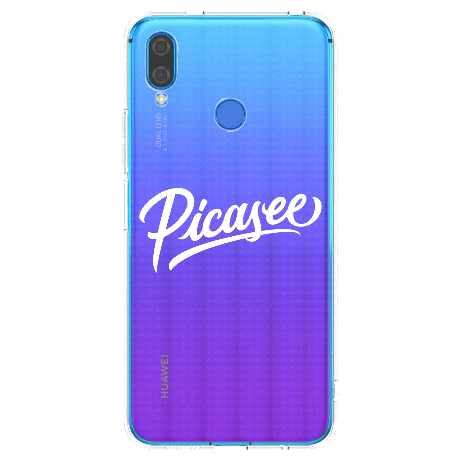 Picasee silikónový prehľadný obal pre Huawei Nova 3 - Picasee - old logo - white