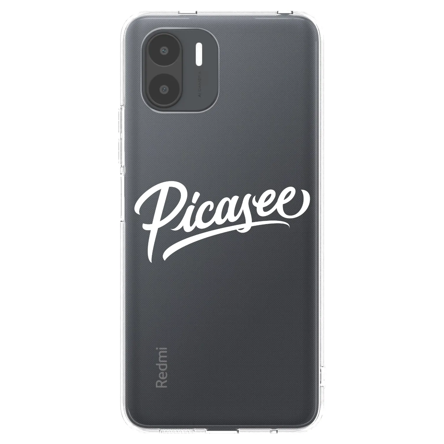 Picasee silikónový prehľadný obal pre Xiaomi Redmi A2 - Picasee - old logo - white