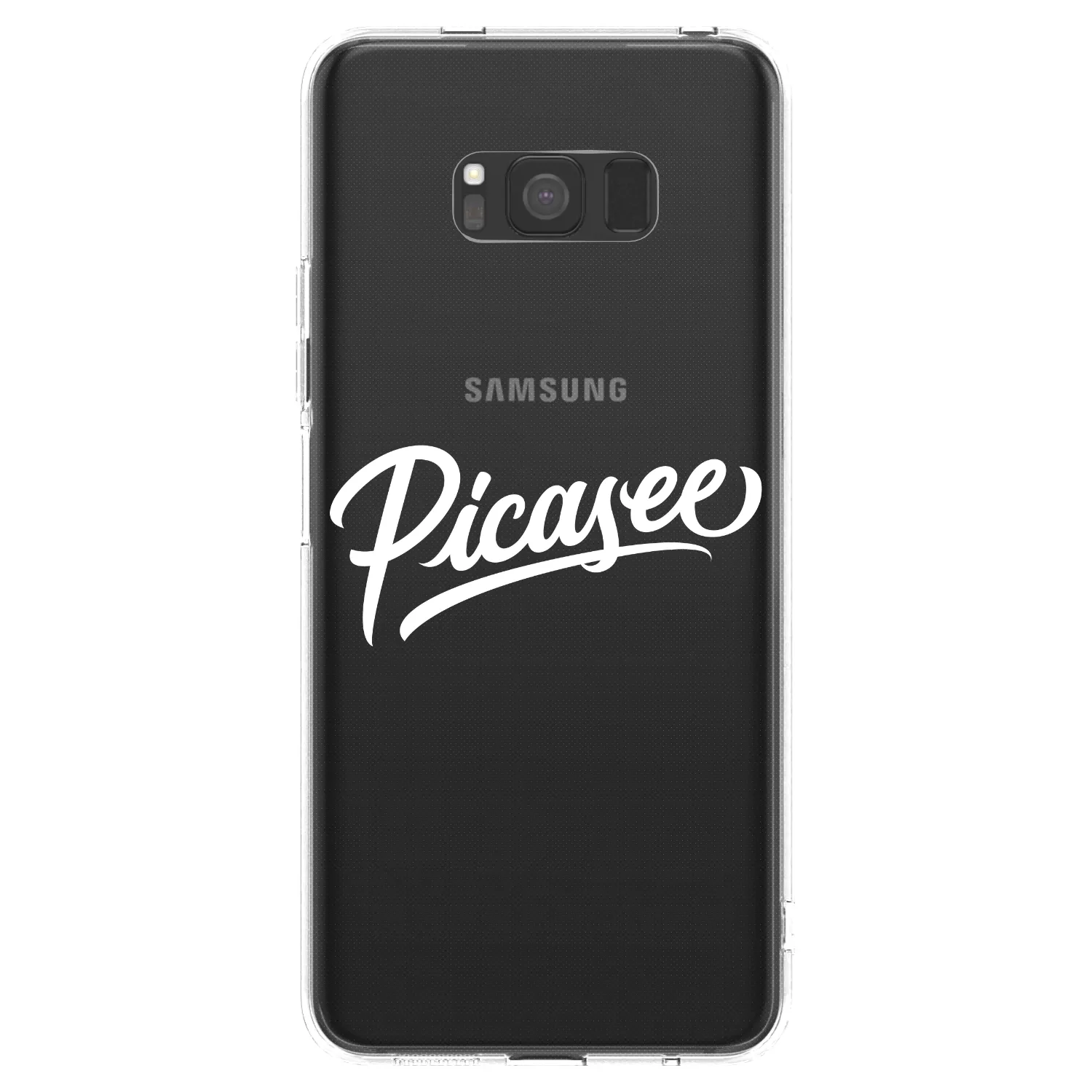 Picasee silikónový prehľadný obal pre Samsung Galaxy S8 G950F - Picasee - old logo - white