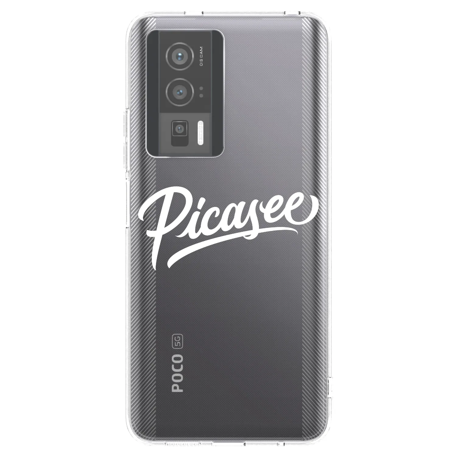 Picasee silikónový prehľadný obal pre Xiaomi Poco F5 Pro 5G - Picasee - old logo - white