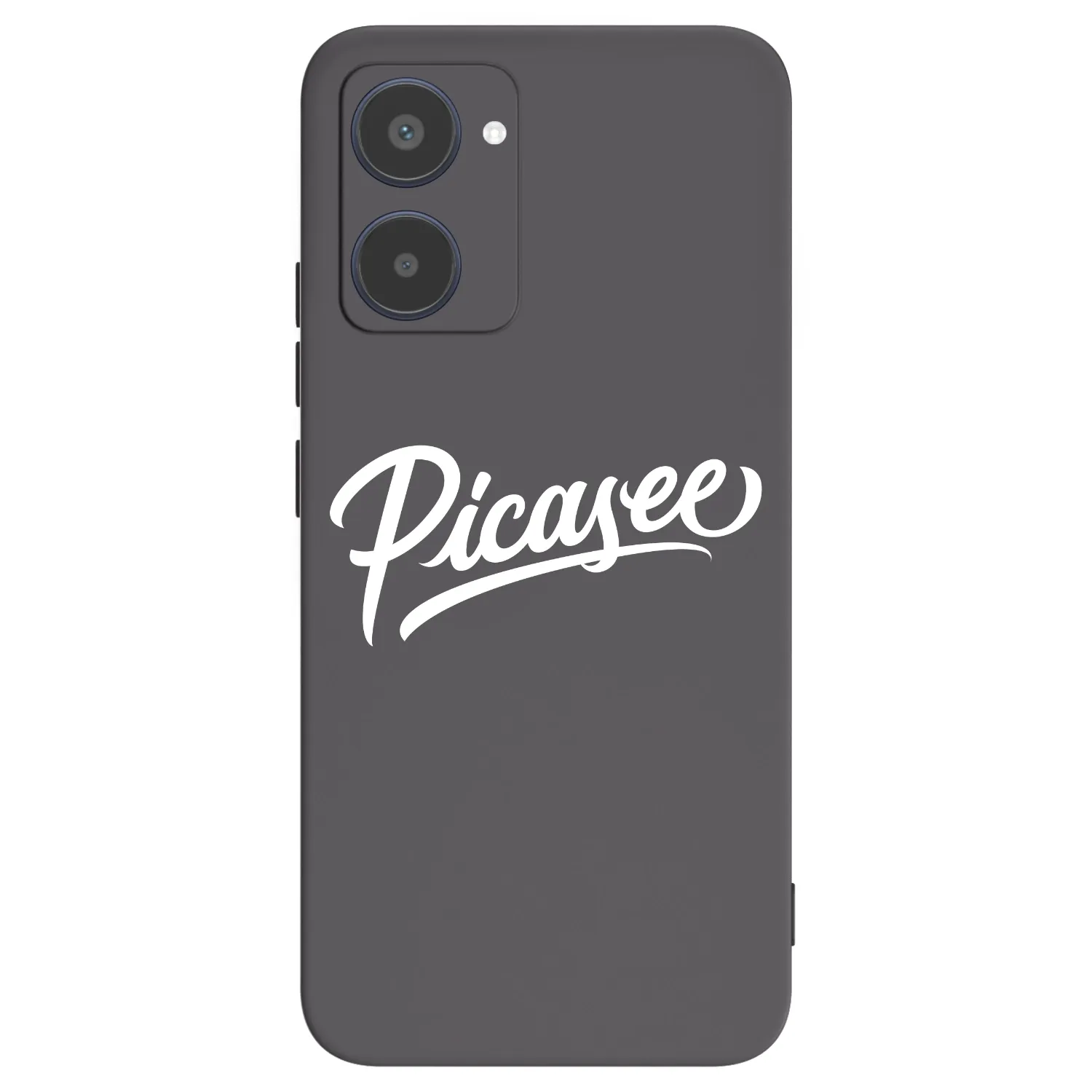 Picasee silikónový čierny obal pre Realme 10 4G - Picasee - old logo - white