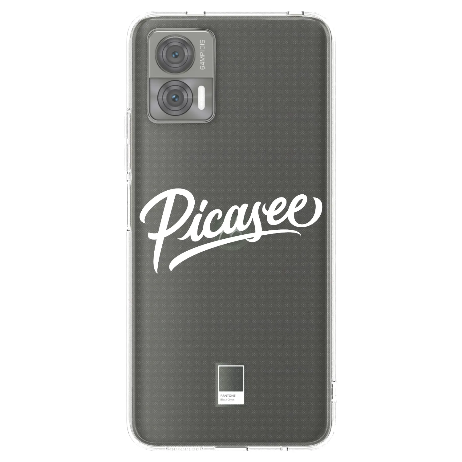 Picasee silikónový prehľadný obal pre Motorola Edge 30 Neo - Picasee - old logo - white