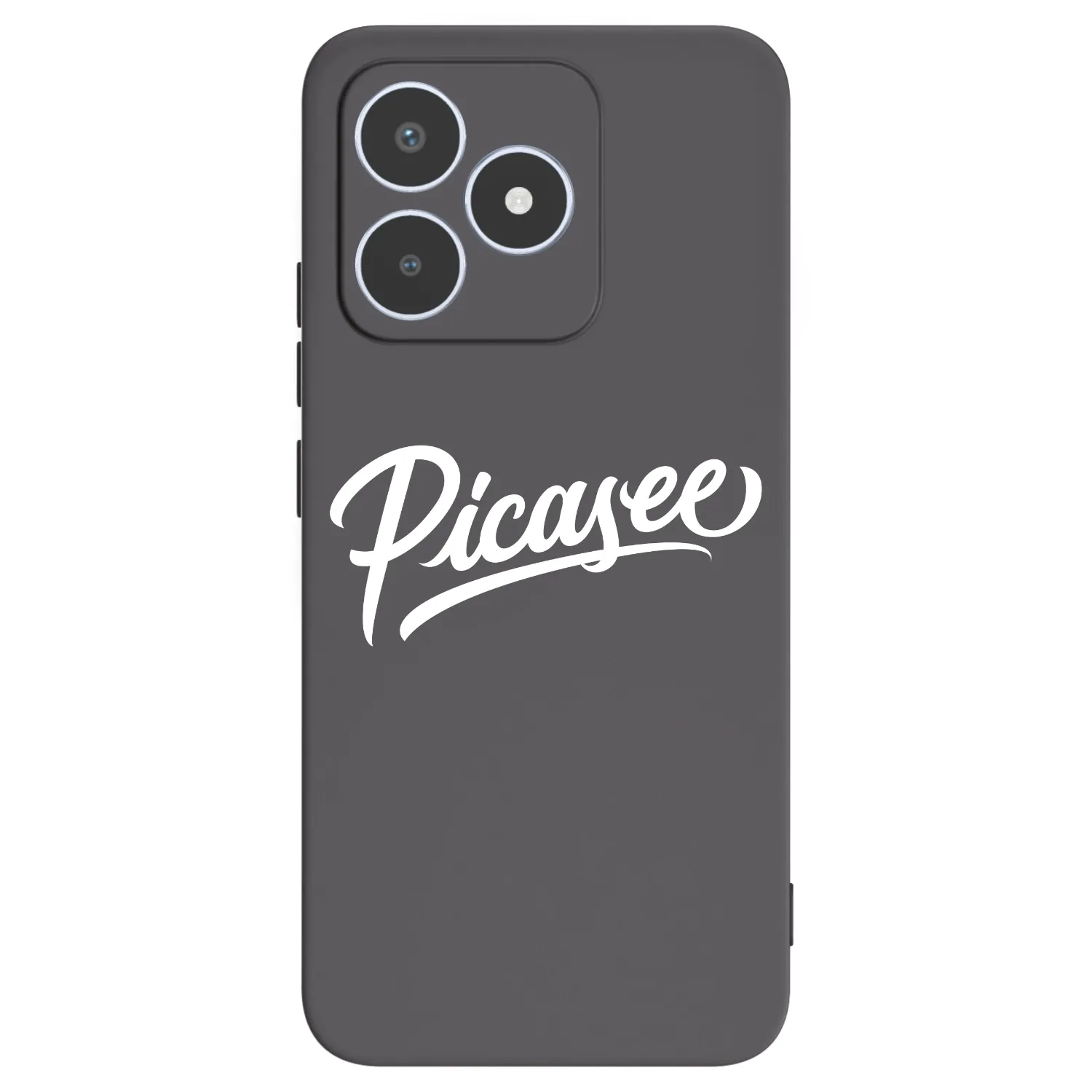 Picasee silikónový čierny obal pre Realme C53 - Picasee - old logo - white