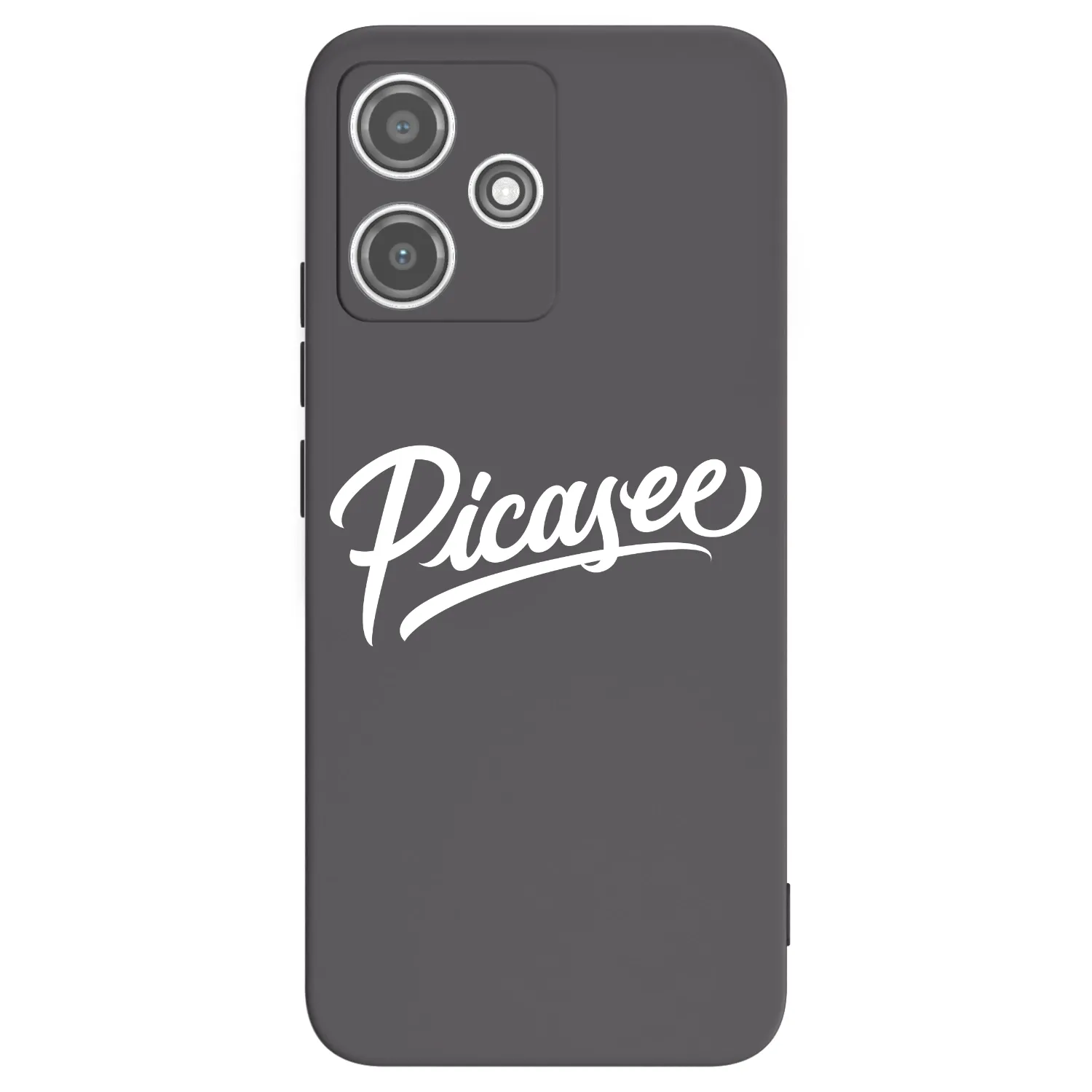Picasee silikónový čierny obal pre Xiaomi Redmi 12 5G - Picasee - old logo - white