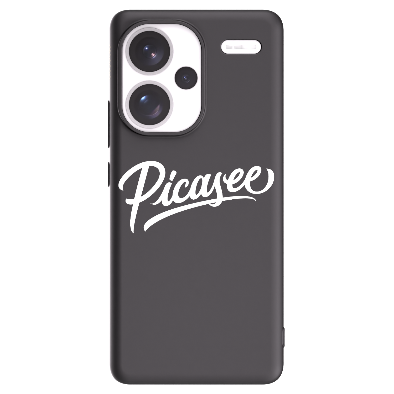 Picasee silikónový čierny obal pre Xiaomi Redmi Note 13 Pro+ 5G - Picasee - old logo - white
