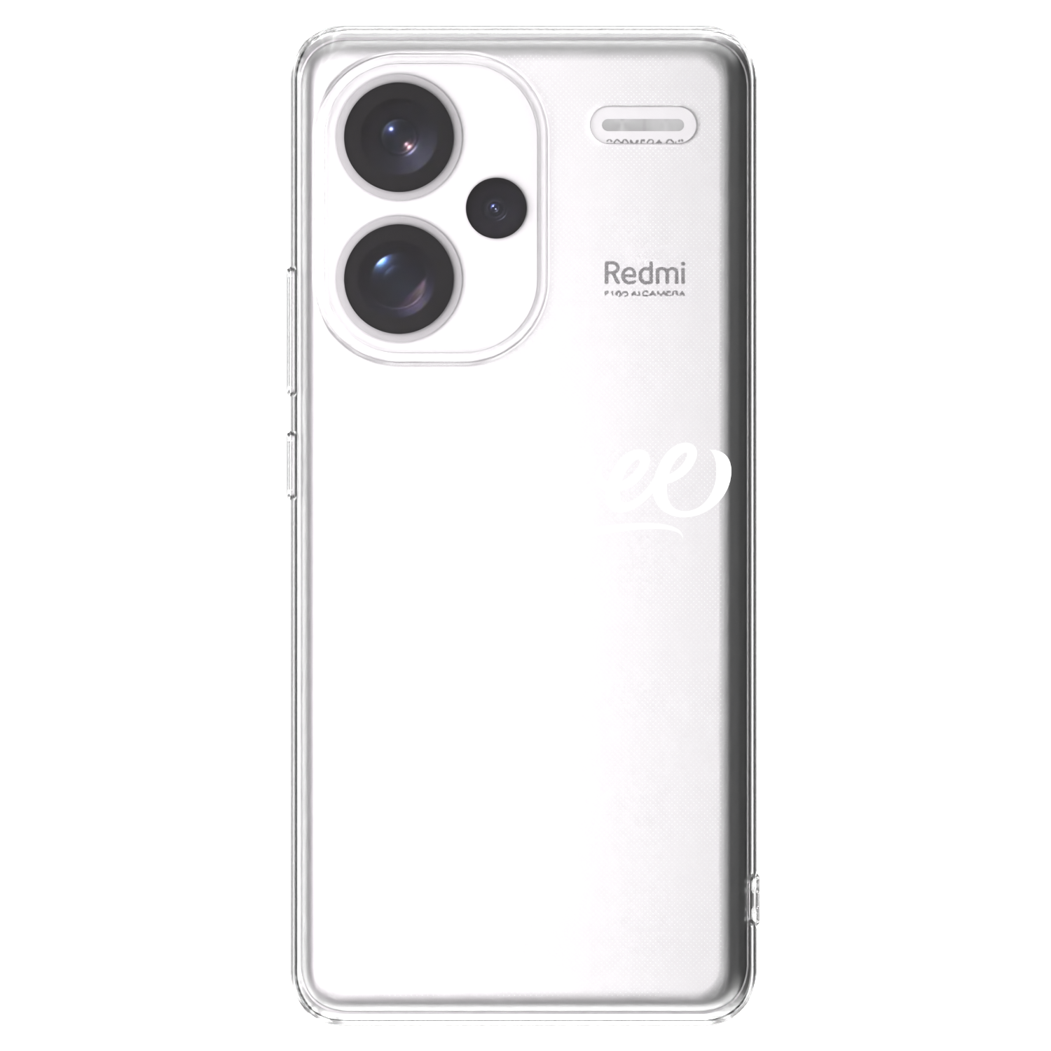 Picasee silikónový prehľadný obal pre Xiaomi Redmi Note 13 Pro+ 5G - Picasee - old logo - white