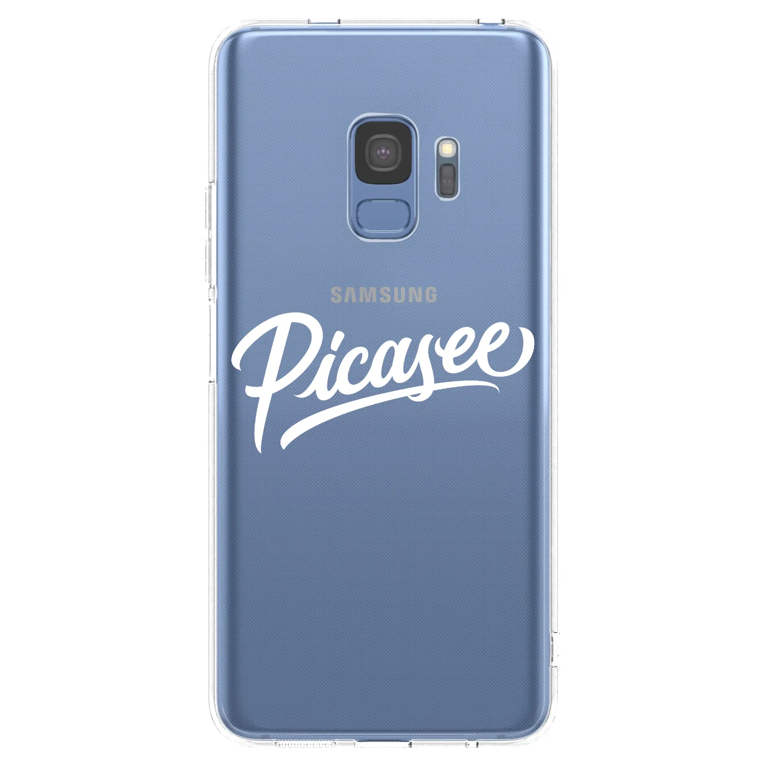 Picasee silikónový prehľadný obal pre Samsung Galaxy S9 G960F - Picasee - old logo - white