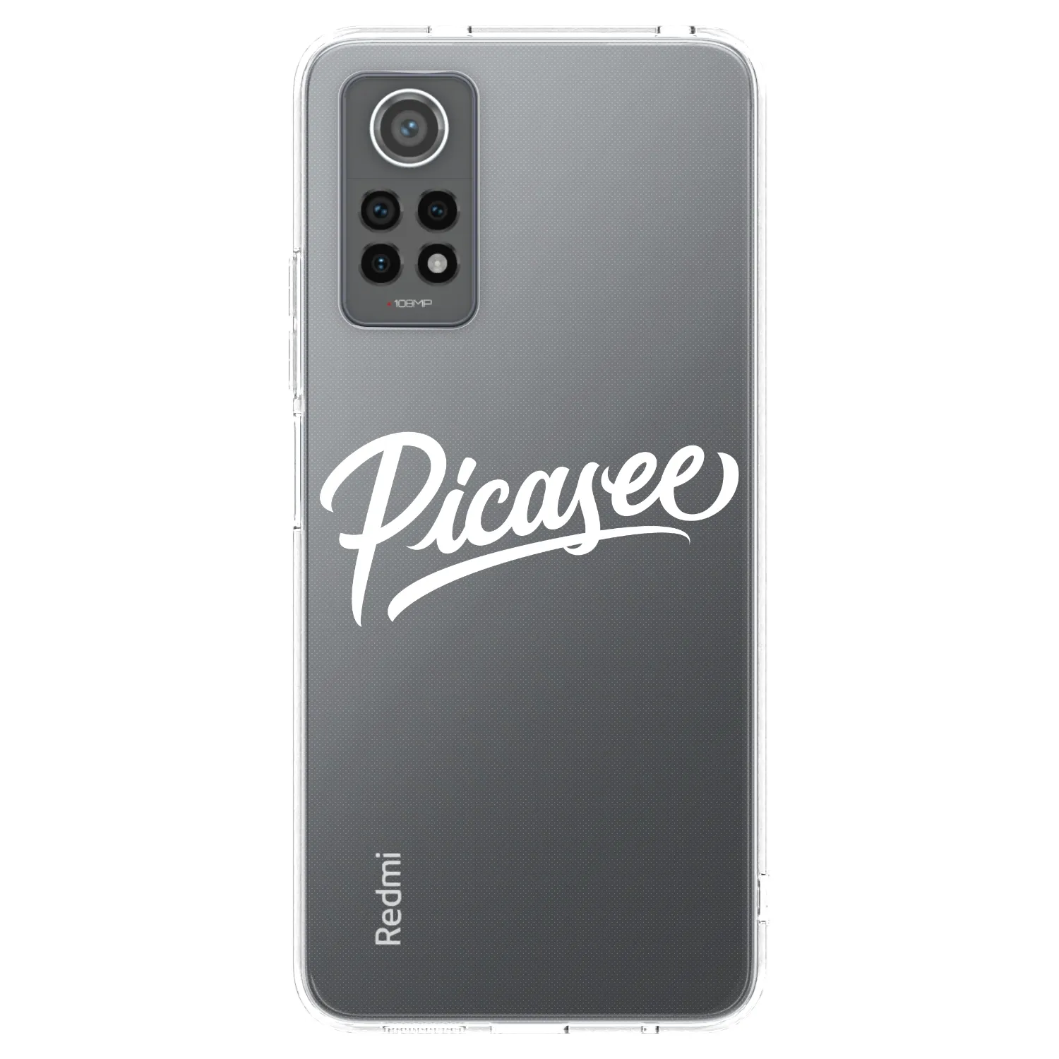 Picasee silikónový prehľadný obal pre Xiaomi Redmi Note 12 Pro 4G - Picasee - old logo - white