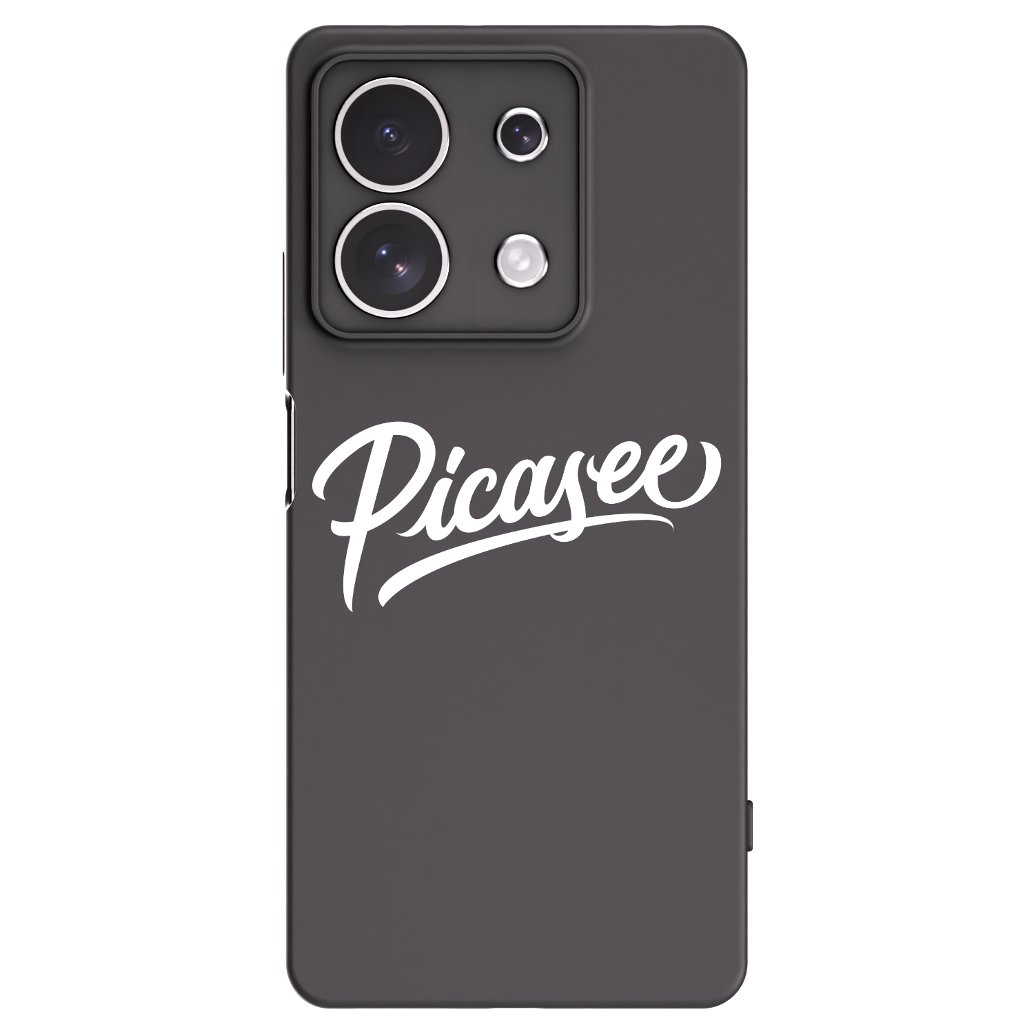 Picasee silikónový čierny obal pre Xiaomi Redmi Note 13 4G - Picasee - old logo - white