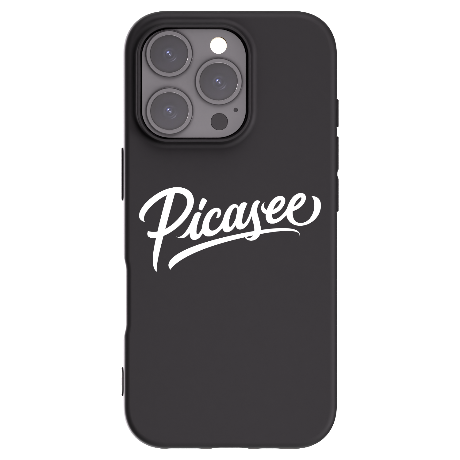 Picasee silikónový čierny obal pre Apple iPhone 16 Pro - Picasee - old logo - white