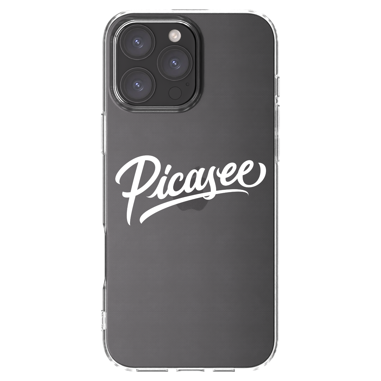 Picasee silikónový prehľadný obal pre Apple iPhone 16 Pro Max - Picasee - old logo - white