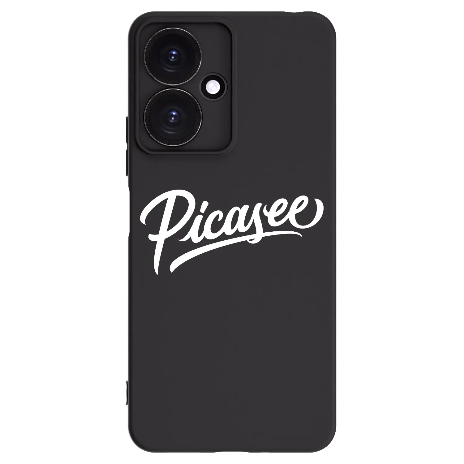 Picasee silikónový čierny obal pre Xiaomi Redmi 13C 5G - Picasee - old logo - white
