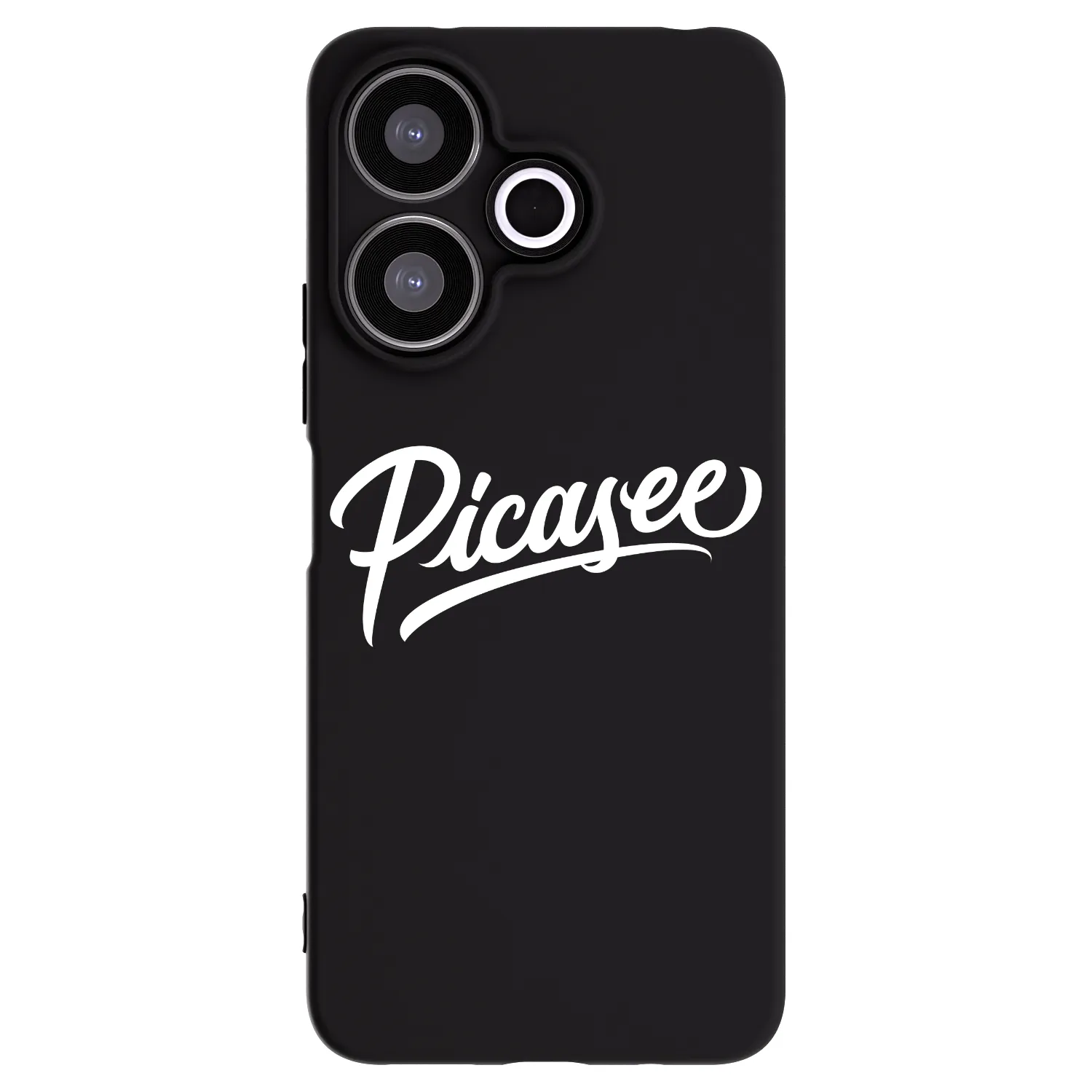Silikónový čierny obal pre Xiaomi Redmi 13 4G - Picasee - old logo - white