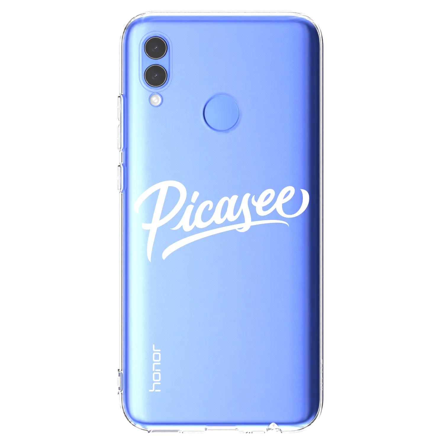 Picasee silikónový prehľadný obal pre Huawei P Smart 2019 - Picasee - old logo - white