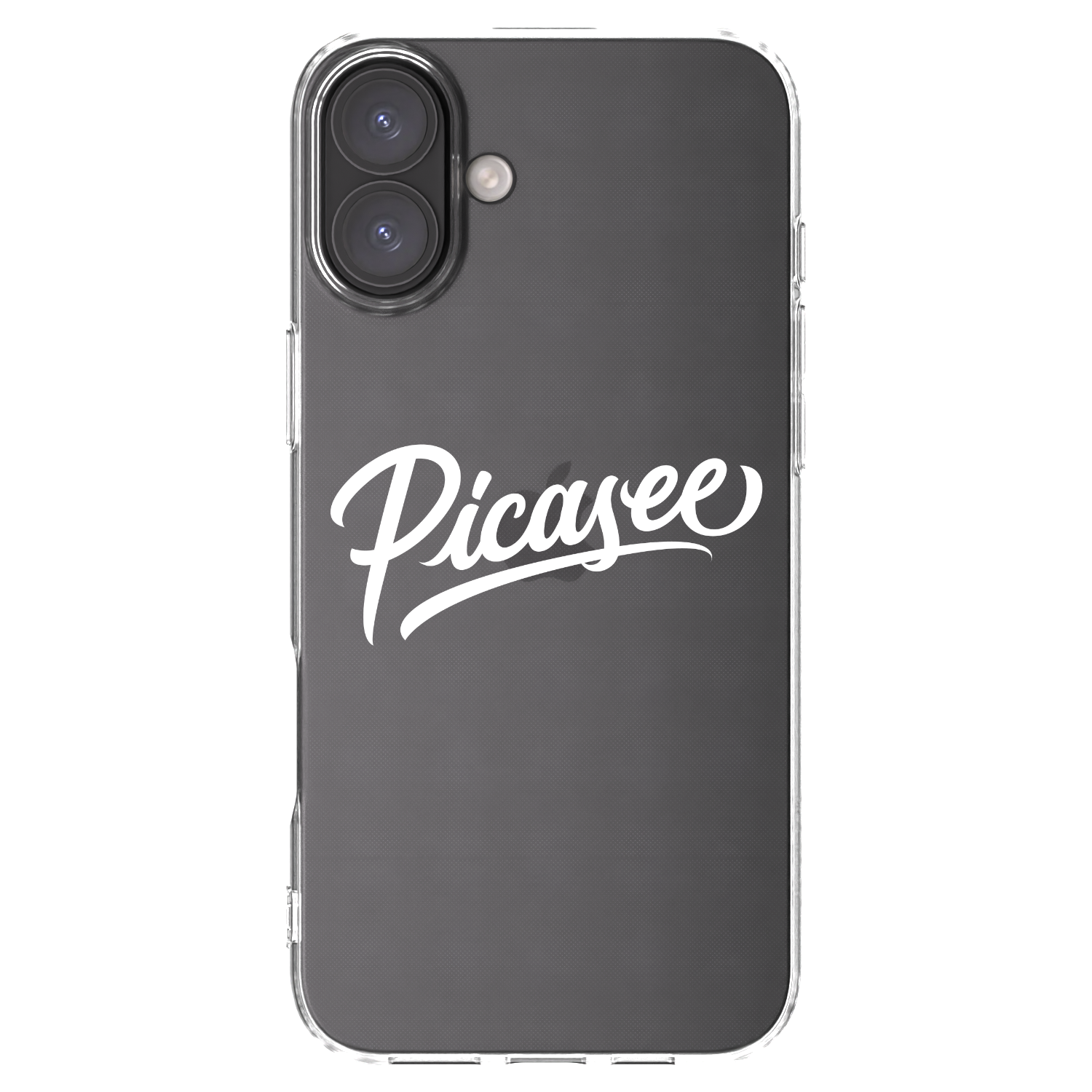 Picasee silikónový prehľadný obal pre Apple iPhone 16 Plus - Picasee - old logo - white
