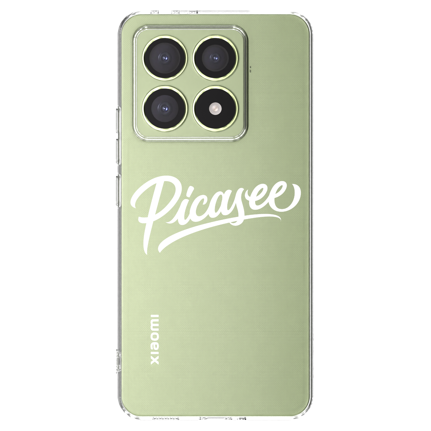 Picasee silikónový prehľadný obal pre Xiaomi 14T - Picasee - old logo - white