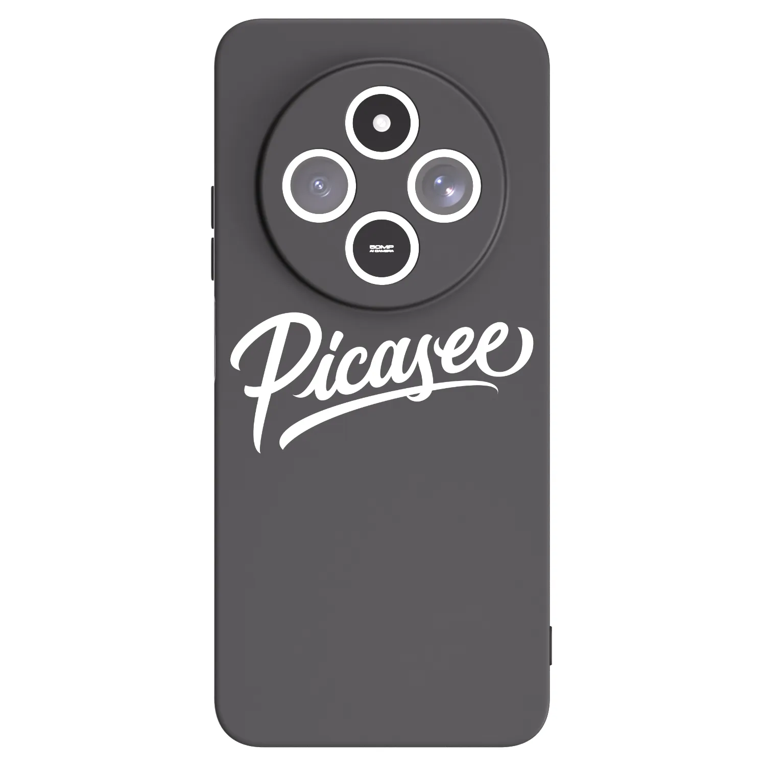 Picasee silikónový čierny obal pre Xiaomi Redmi 14C - Picasee - old logo - white