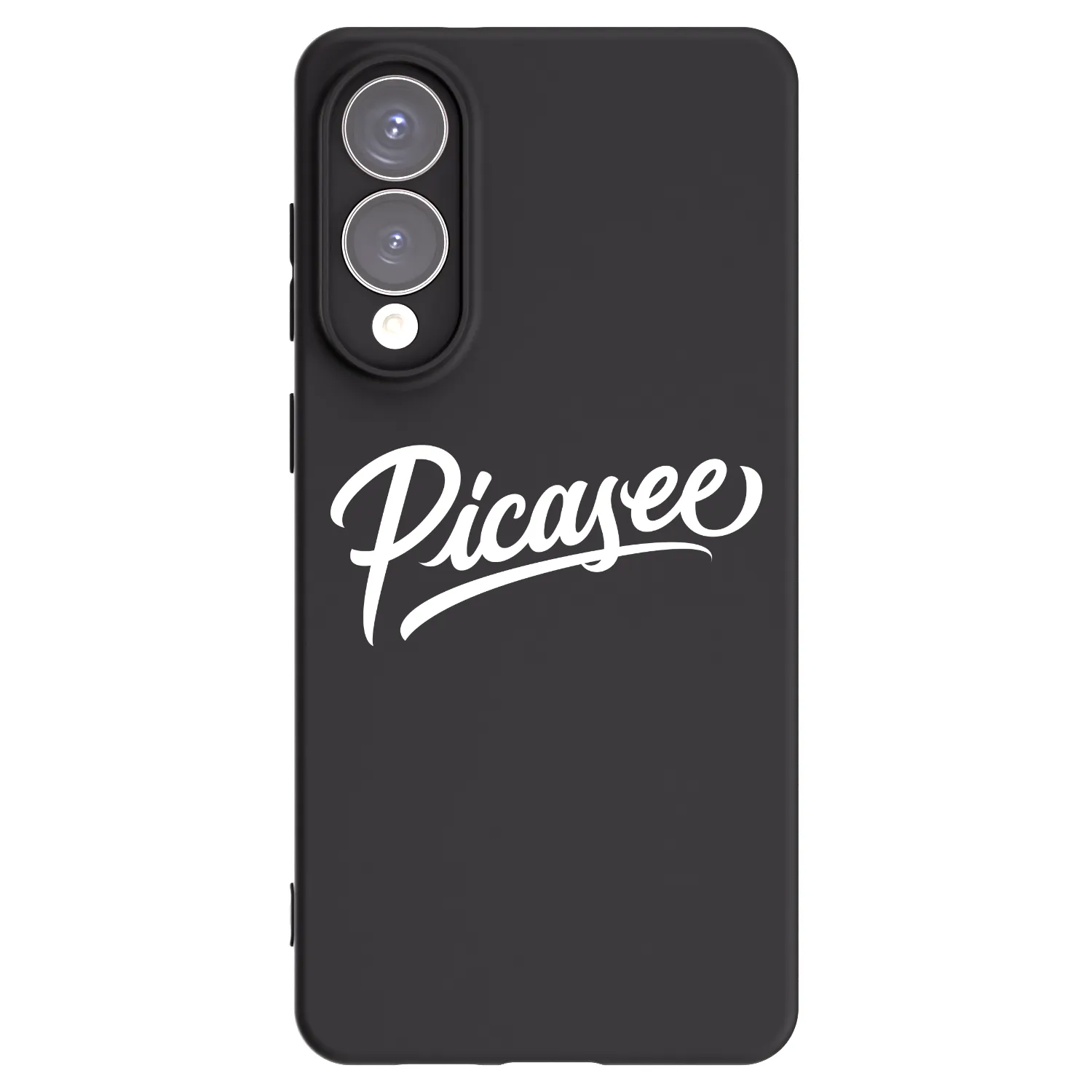Silikónový čierny obal pre Samsung Galaxy S25 Edge 5G - Picasee - old logo - white