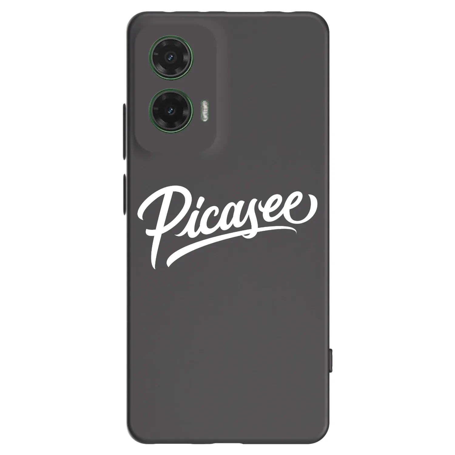 Picasee silikónový čierny obal pre Motorola Moto G35 5G - Picasee - old logo - white