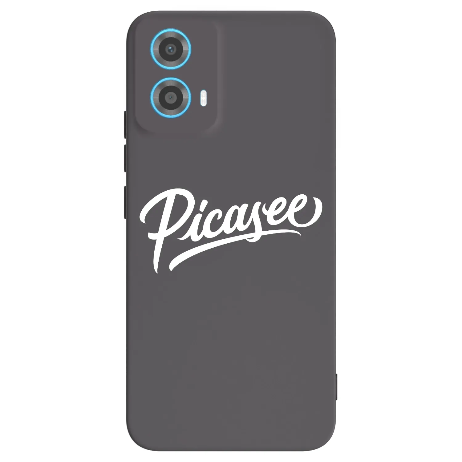 Picasee silikónový čierny obal pre Motorola Moto G34 5G - Picasee - old logo - white