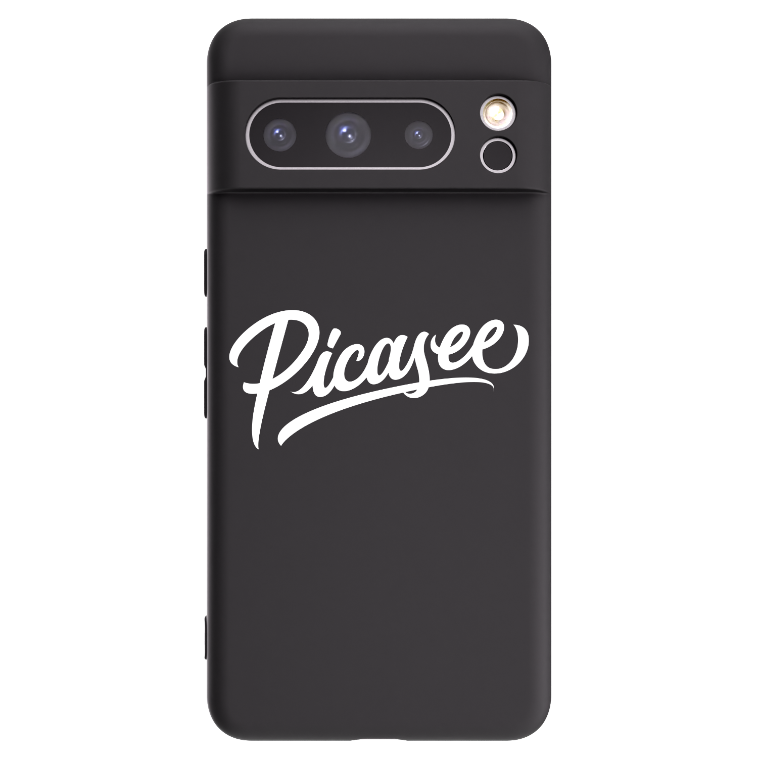 Picasee silikónový čierny obal pre Google Pixel 8 Pro - Picasee - old logo - white