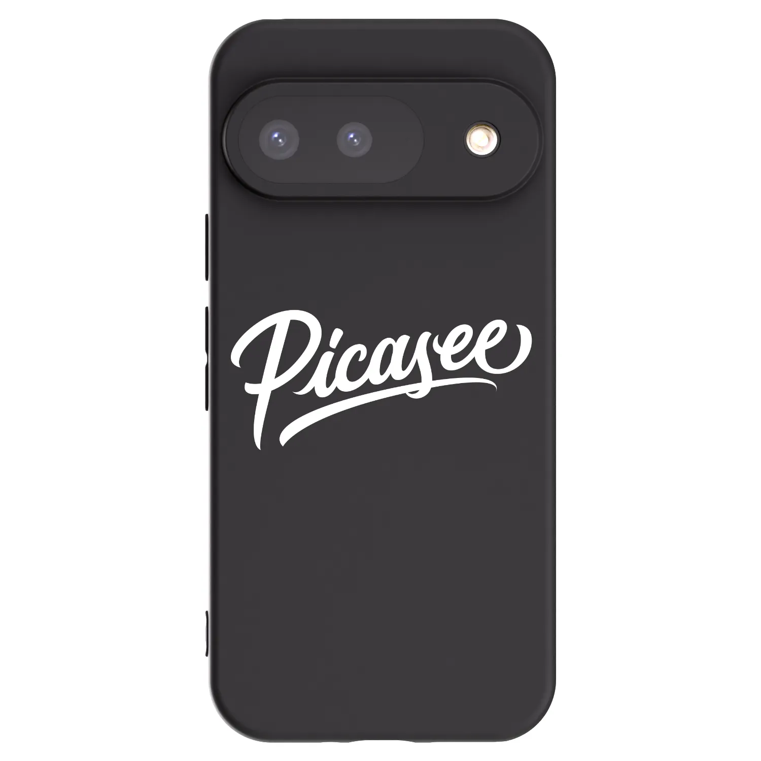 Picasee silikónový čierny obal pre Google Pixel 9 - Picasee - old logo - white
