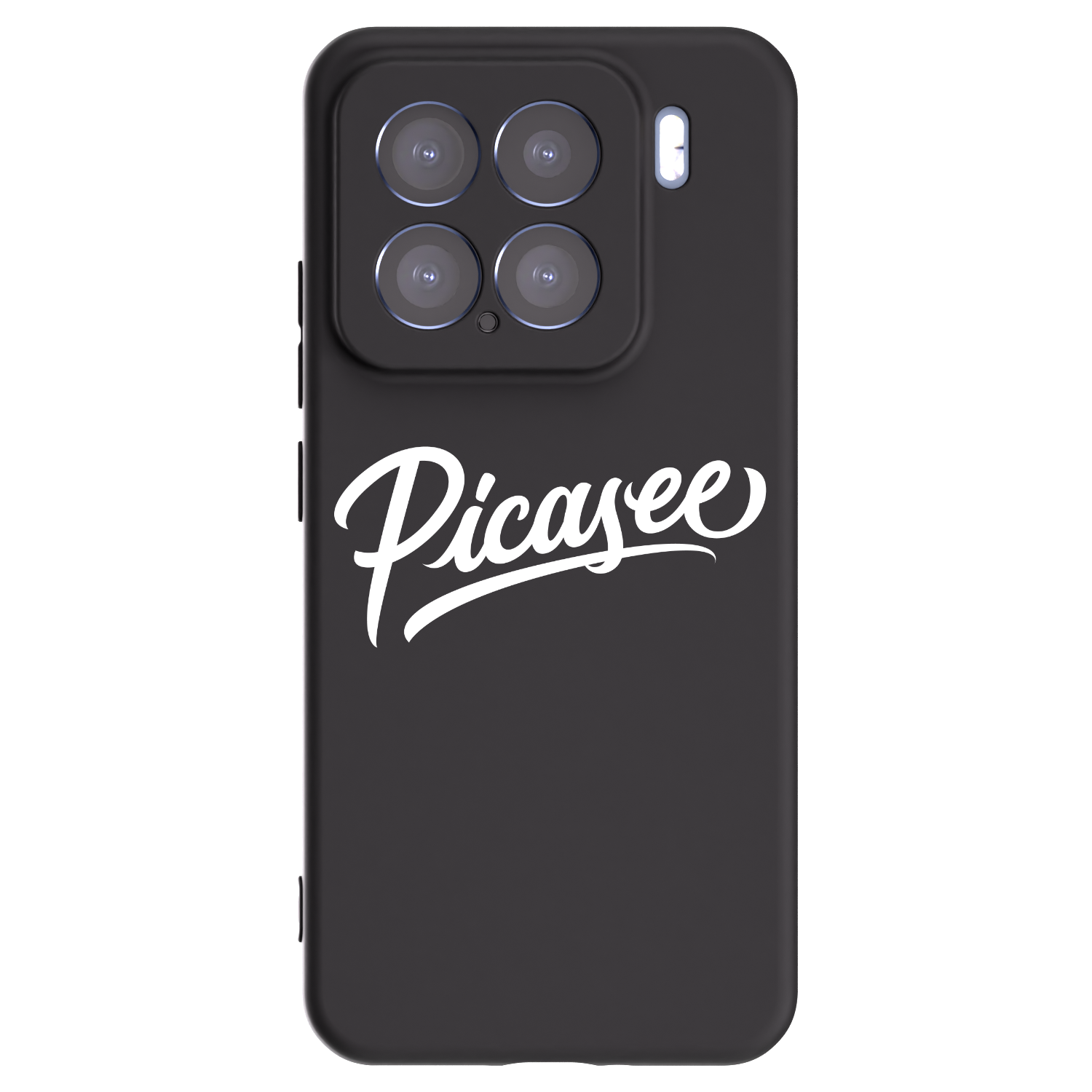 Silikónový čierny obal pre Xiaomi 15 - Picasee - old logo - white