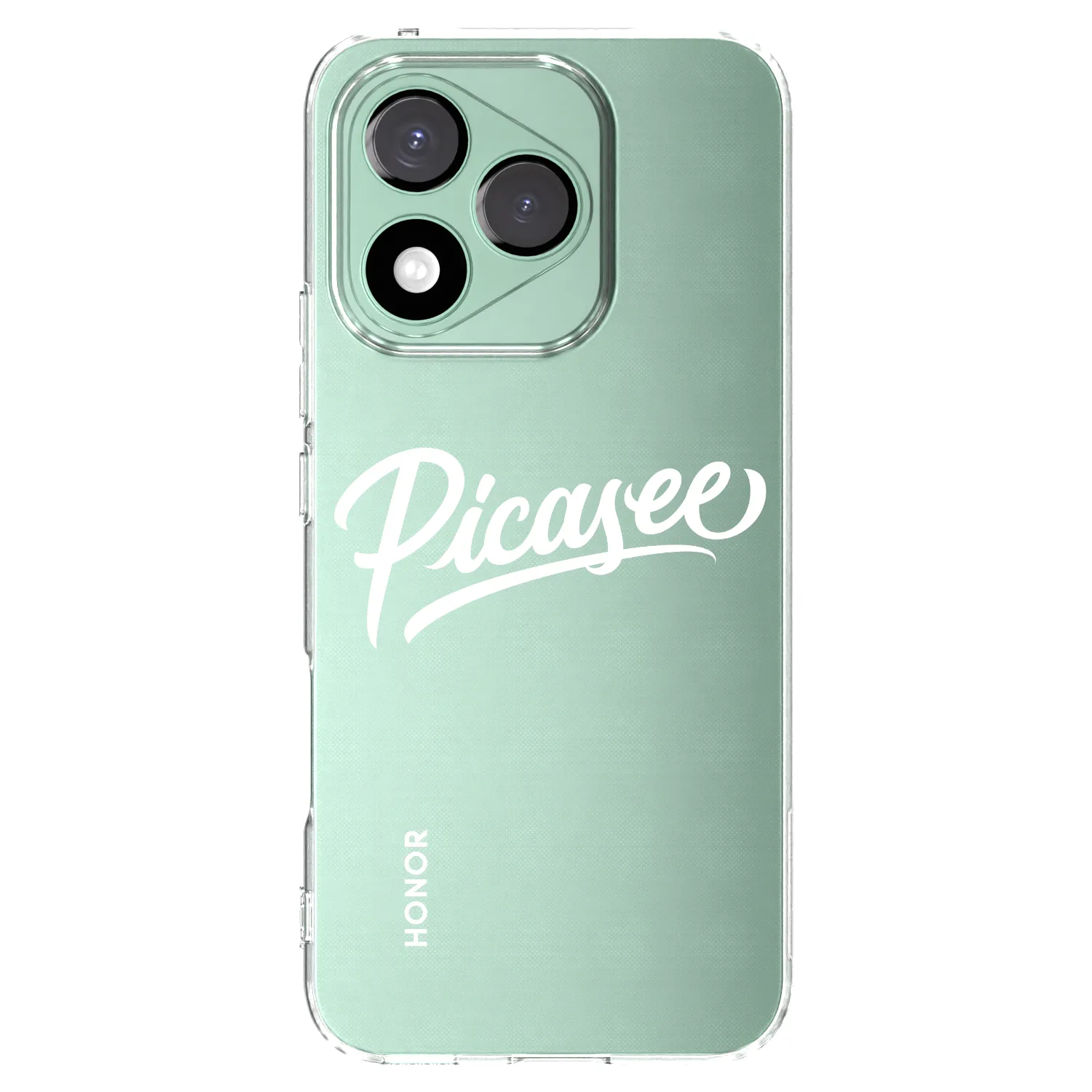Picasee silikónový prehľadný obal pre Honor 400 Lite 5G - Picasee - old logo - white