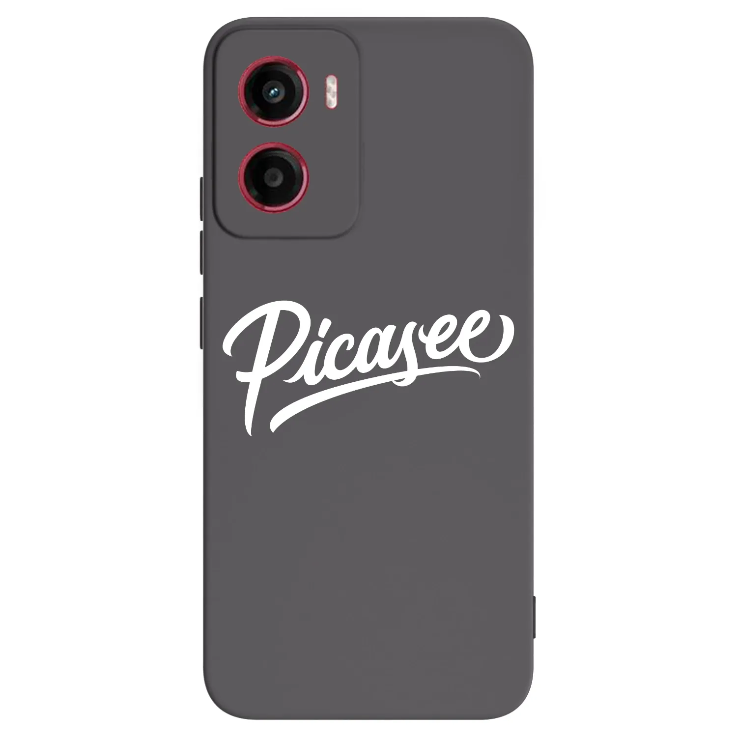 Picasee silikónový čierny obal pre Motorola Moto G05 - Picasee - old logo - white