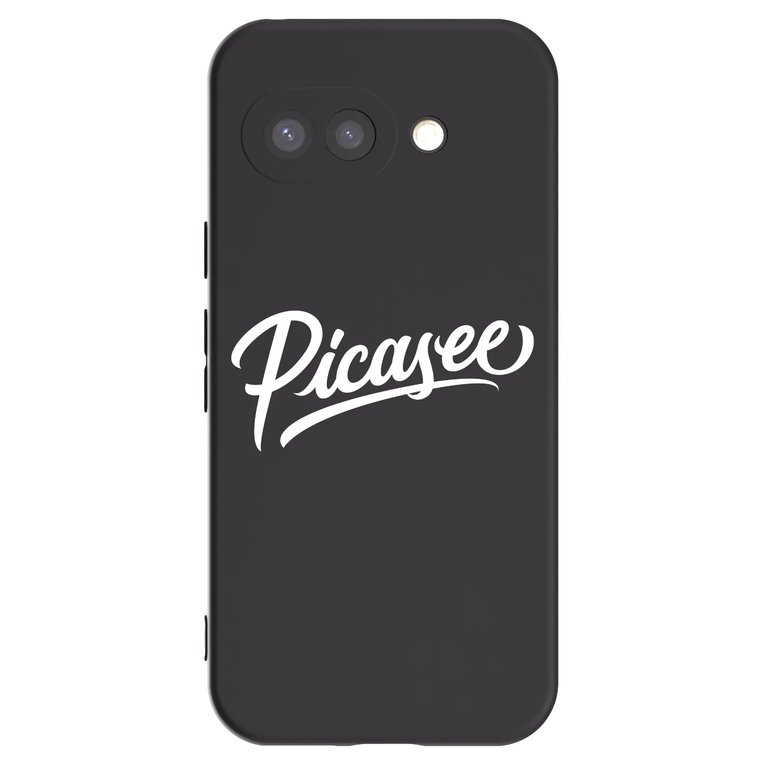 Picasee silikónový čierny obal pre Google Pixel 9a - Picasee - old logo - white