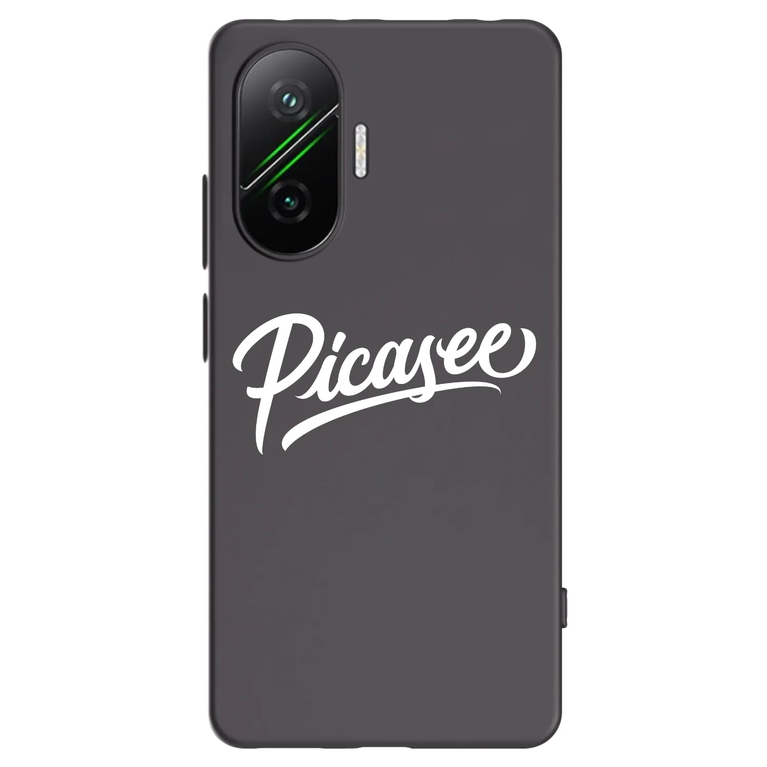 Silikónový čierny obal pre Xiaomi Poco F7 5G - Picasee - old logo - white