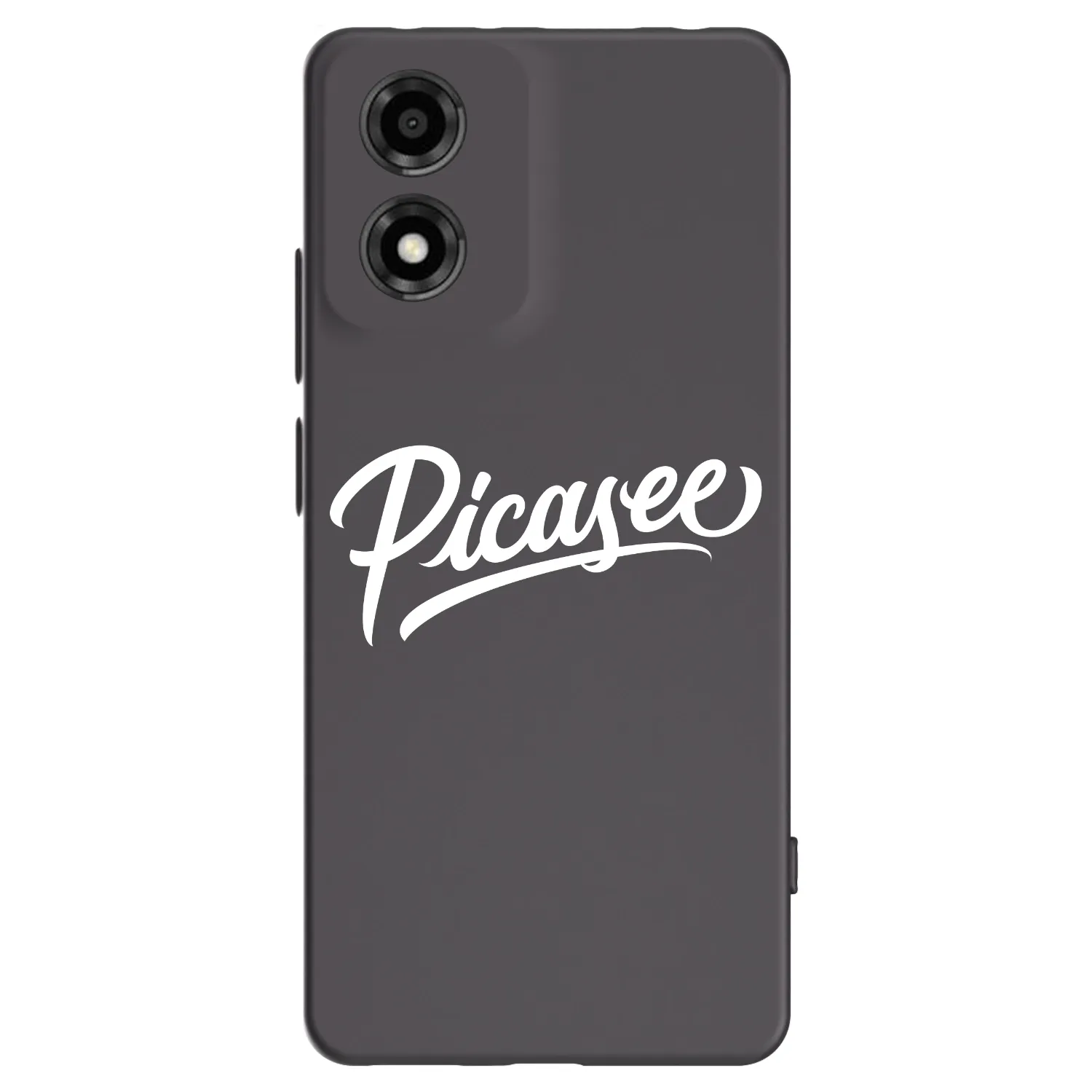 Picasee silikónový čierny obal pre Motorola Moto E14 - Picasee - old logo - white